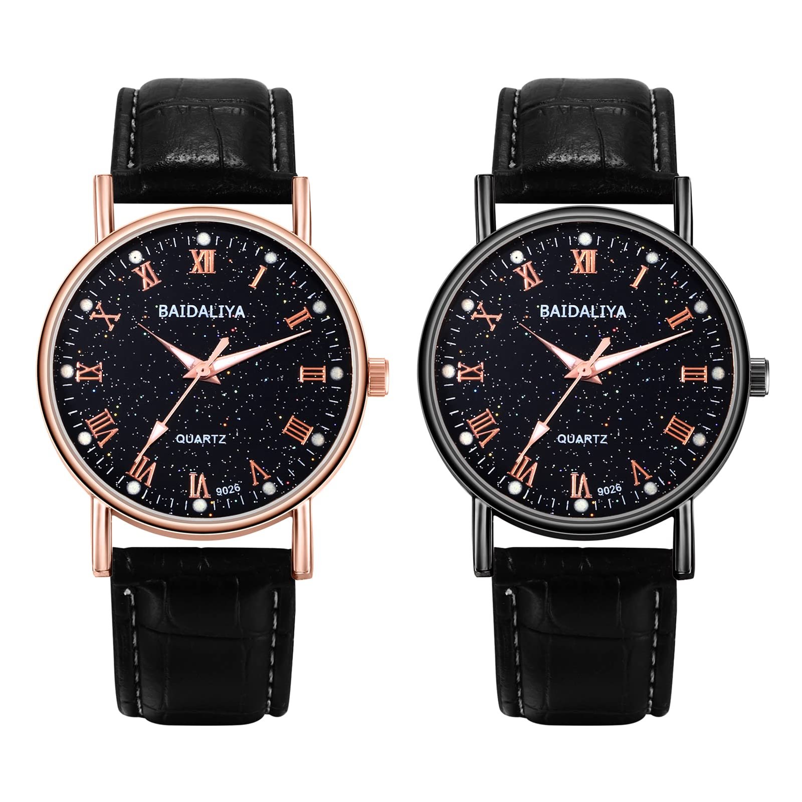 Годинник Кварцовий JewelryWe Аналоговий 30 м Водонепроникний Класичний Зоряне Небо, фото №1