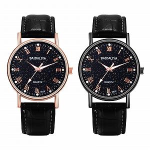 Годинник Кварцовий JewelryWe Аналоговий 30 м Водонепроникний Класичний Зоряне Небо - Фото 1