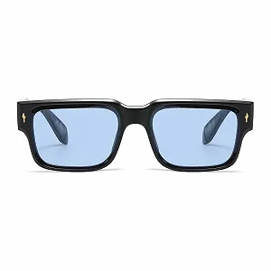 Сонцезахисні окуляри Прямокутні Ретро Long Keeper Товста оправа Квадратні для жінок і чоловіків Вінтажні масивні UV400 synthetic.ua - Фото 1