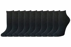 Шкарпетки Amazon Essentials Жіночі Легкі Бавовняні з Подушечками, Щиколотки, 10 пар - Фото 1