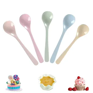 Ложки Пластикові 5 шт Кольорові - Фото 1
