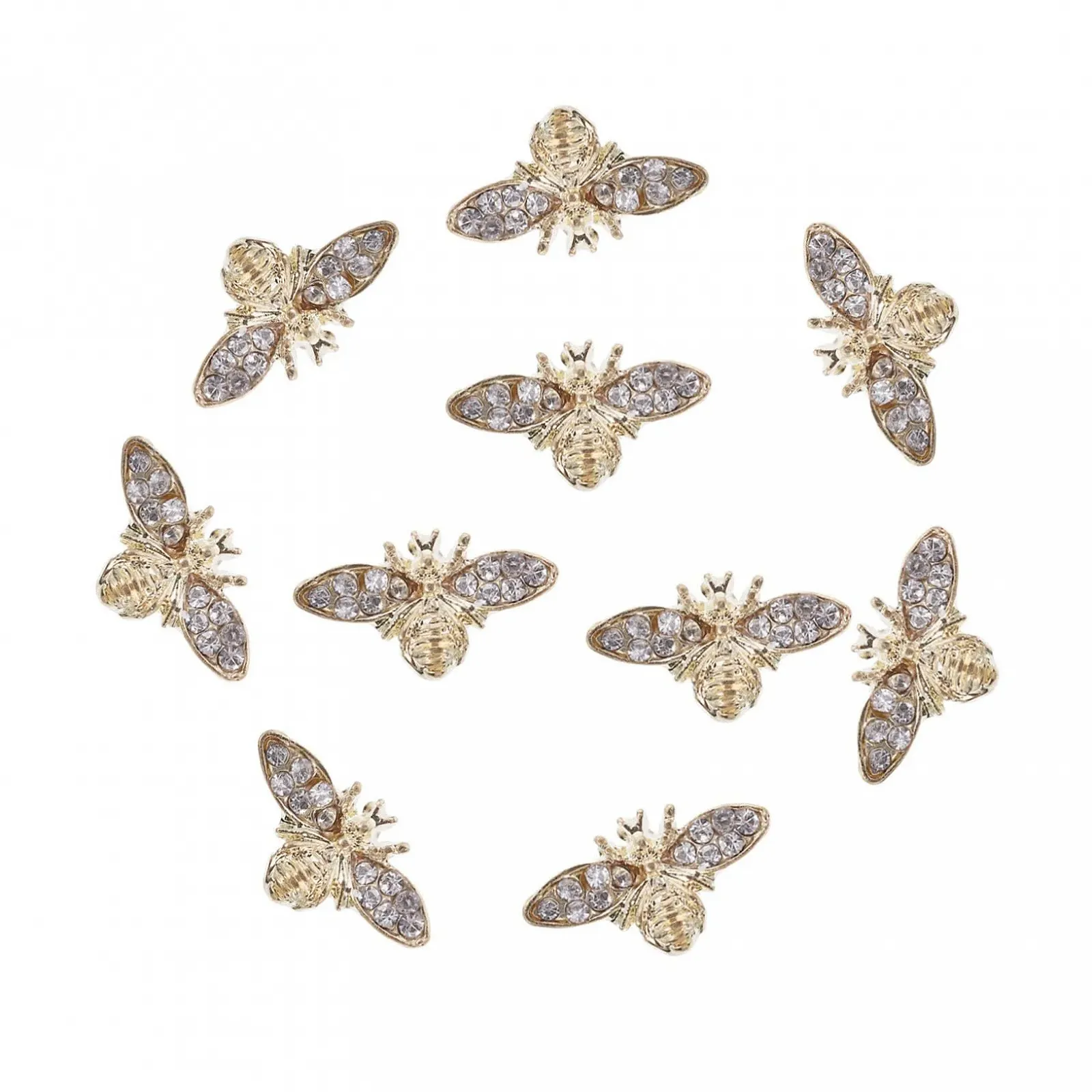 3D Украшения для ногтей Пчелы, 4 набора, 10 штук * 4, фото №1