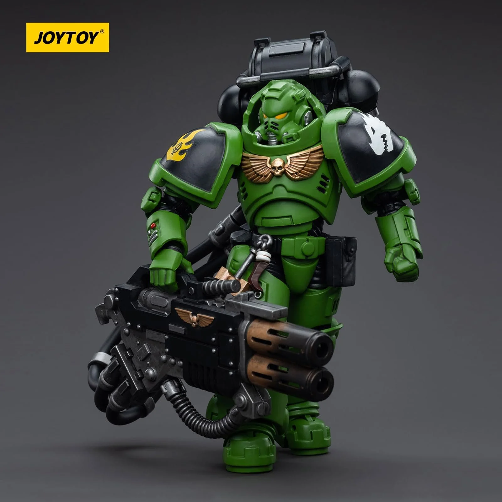 Екшн-фігурка JOYTOY Warhammer 40k Salamanders Eradicators Brother Xavak 1:18, фото №5