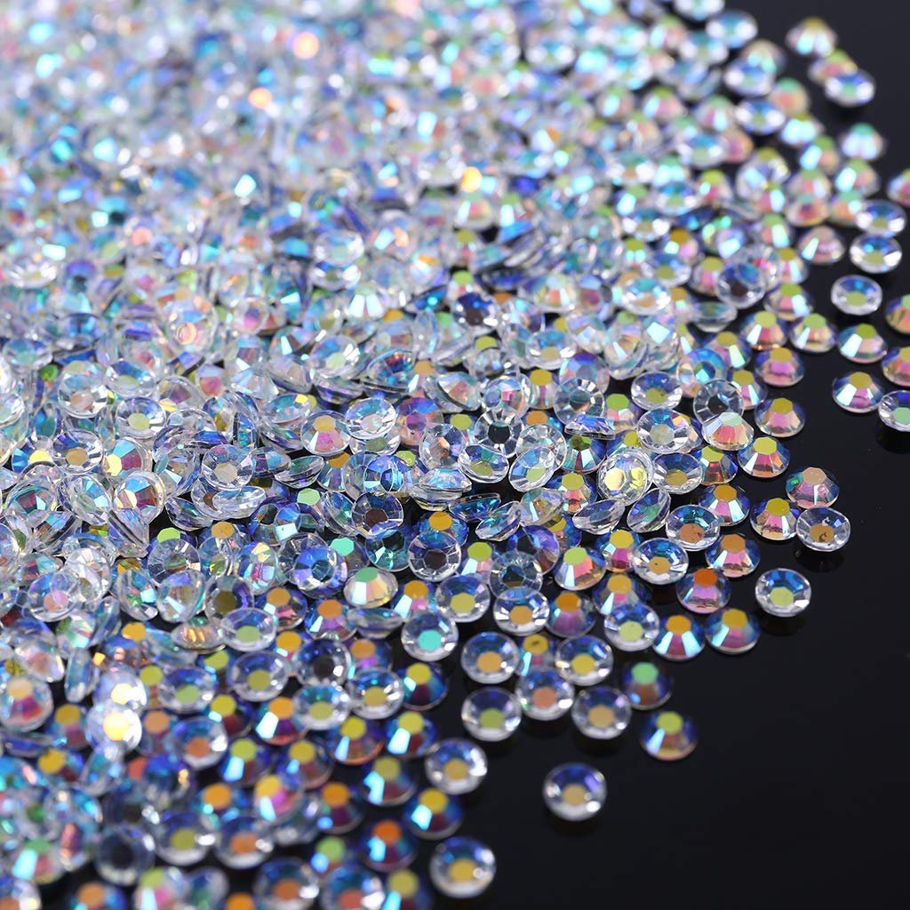 Стразы Круглые Белые 3 мм, 5000 шт, фото №5