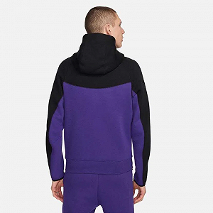 Світшот Nike Tech Fleece XS фіолетовий/чорний synthetic.ua - Фото 1