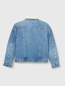 Джинсовая куртка Wrangler Heritage Sherpa для женщин - Фото 1