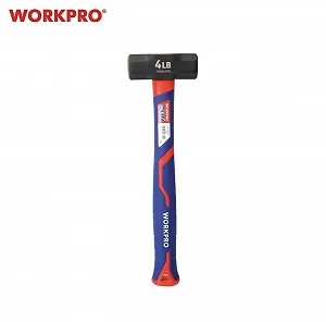 Молоток для камня WORKPRO с ручкой из фибергласа 2000 г synthetic.ua - Фото 1