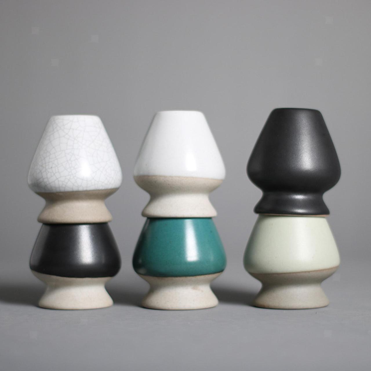 Кусенаоши White Stone подставка под венчик для матчи, фото №5