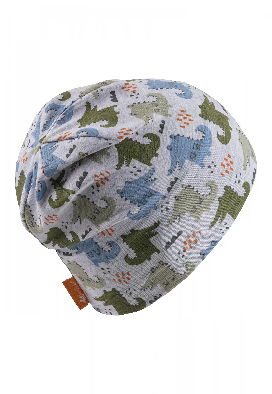 Шапка Sterntaler Crocodile из меланжевого джерси с УФ-защитой 50+, фото №2 Шапка Sterntaler Crocodile из меланжевого джерси с УФ-защитой 50+, фото №2
