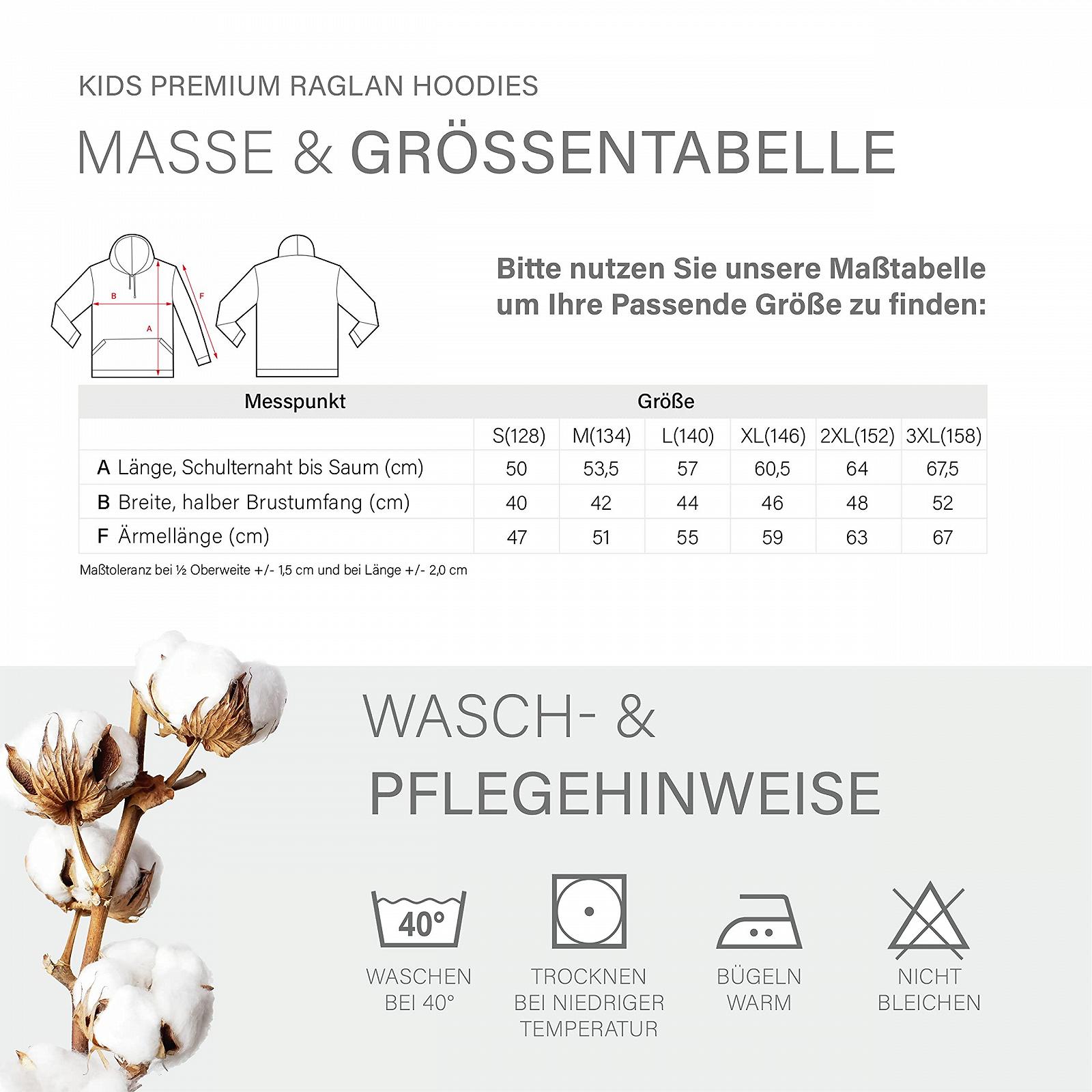 Толстовка реглан дитяча HRM преміум, темно-сіра, фото №4