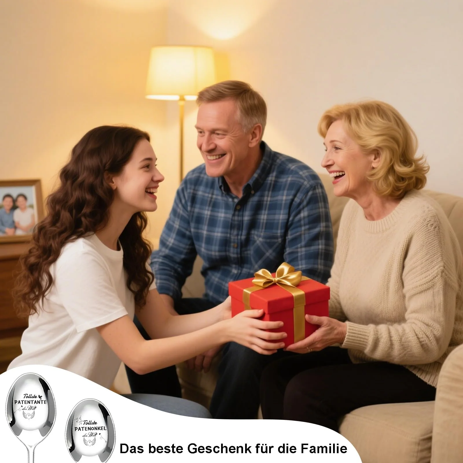 Набір ложок з гравіюванням 2 шт., фото №7