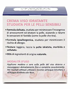 Крем для обличчя Acqua Alle Rose Roberts Moisturizing Lenitive зволожувальний заспокійливий 50 мл synthetic.ua - Фото 1