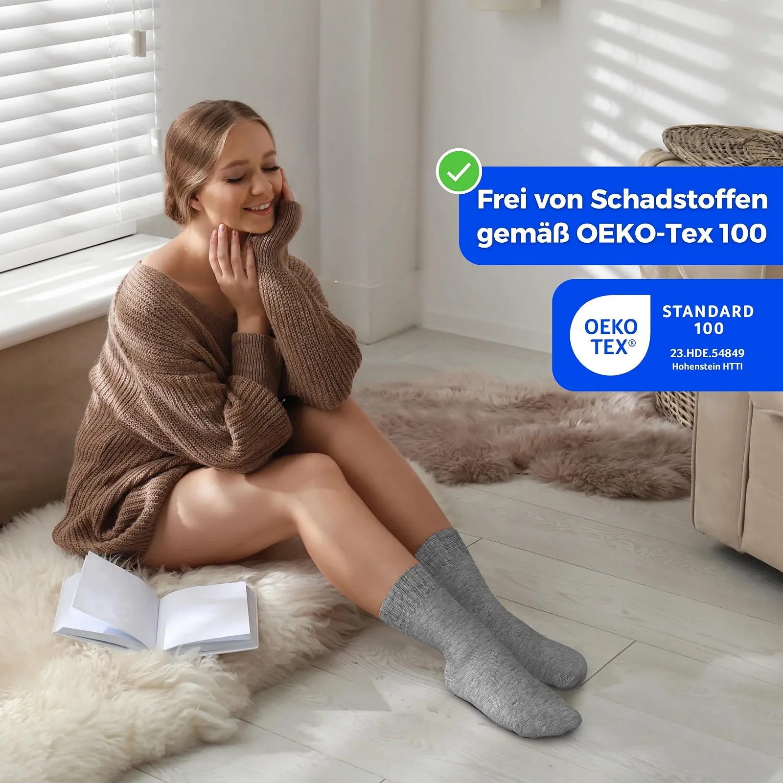 Шкарпетки Medoly ABS з вовною (2 пари) THERMO, фото №4