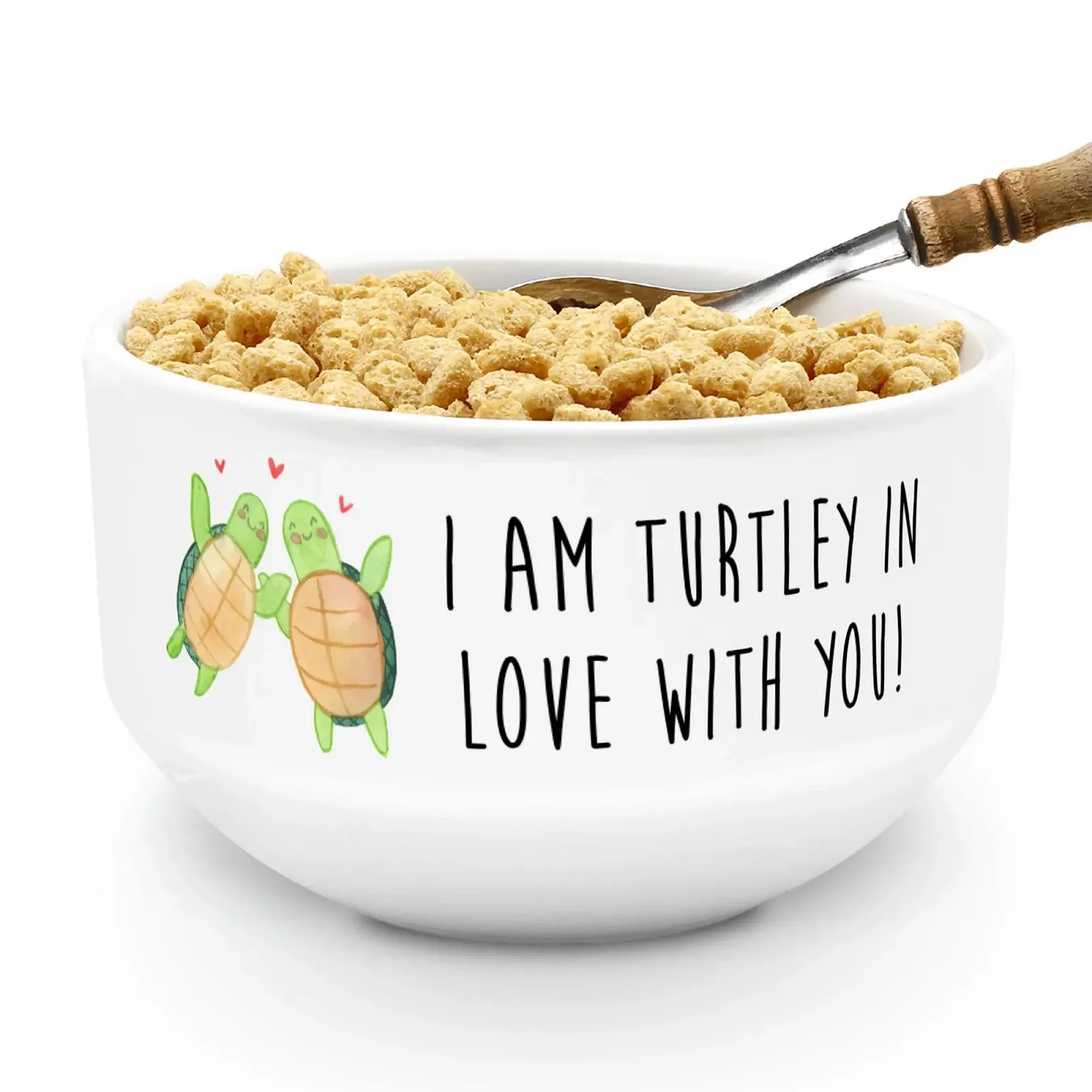Миска Mr. & Mrs. Panda Turtles Couple, Керамическая миска, фото №3