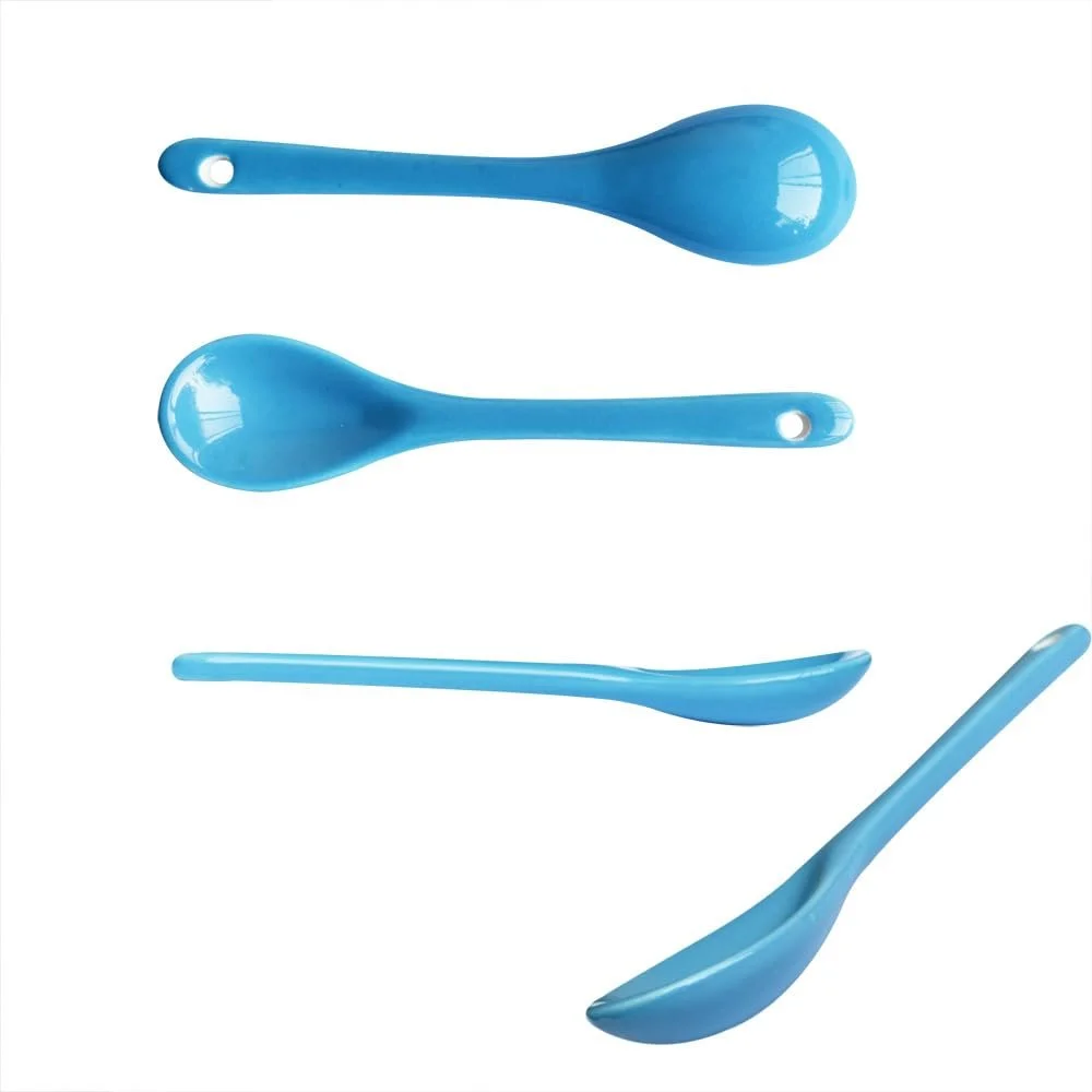 Ложки порцелянові 10 кольорів 4.7 дюйми, набір 2 шт, фото №4