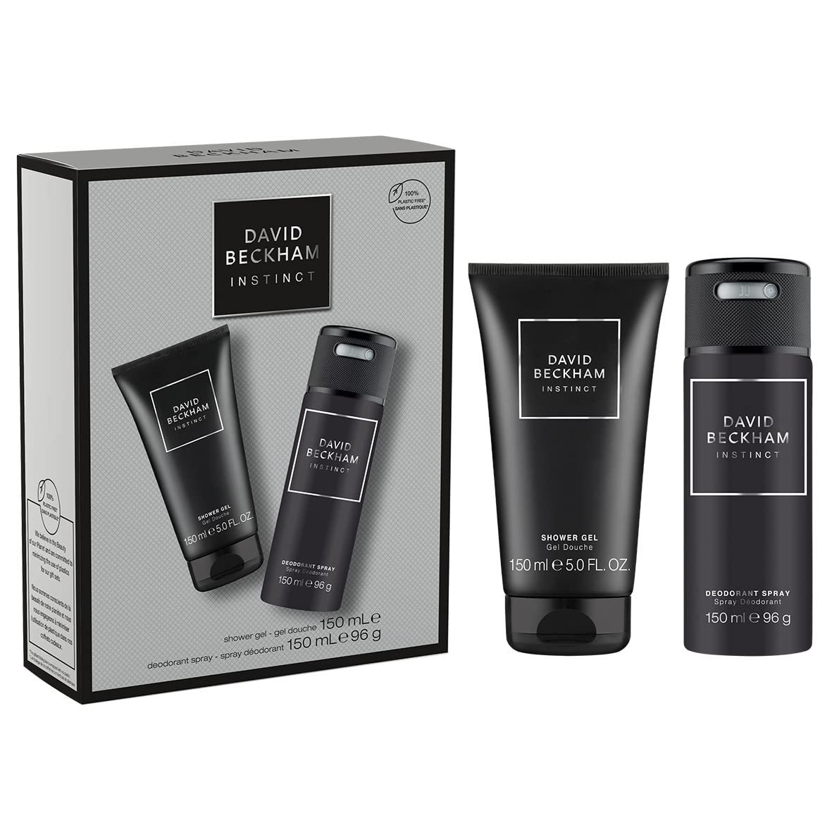 Подарунковий набір David Beckham Instinct Дезодорант 150 мл та Гель для душу 150 мл, фото №3 Подарунковий набір David Beckham Instinct Дезодорант 150 мл та Гель для душу 150 мл, фото №3