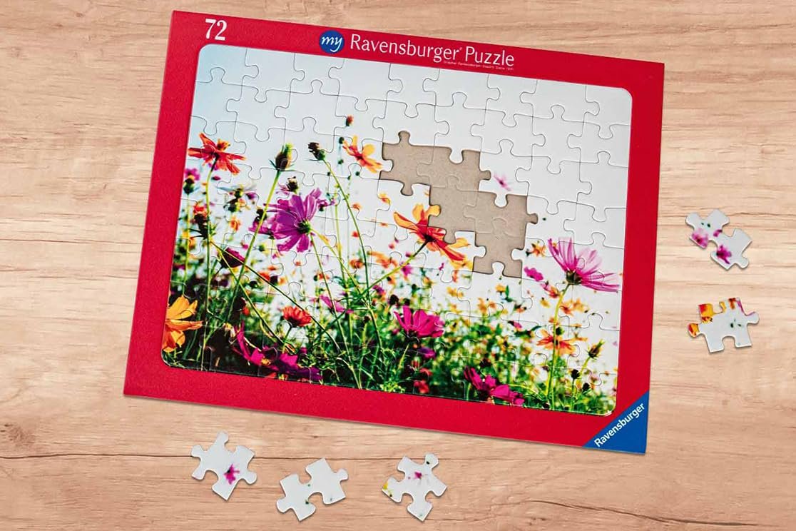 Фотопазл-рамка Ravensburger 72 деталі Темно-синя рамка Портрет, фото №4 Фотопазл-рамка Ravensburger 72 деталі Темно-синя рамка Портрет, фото №4