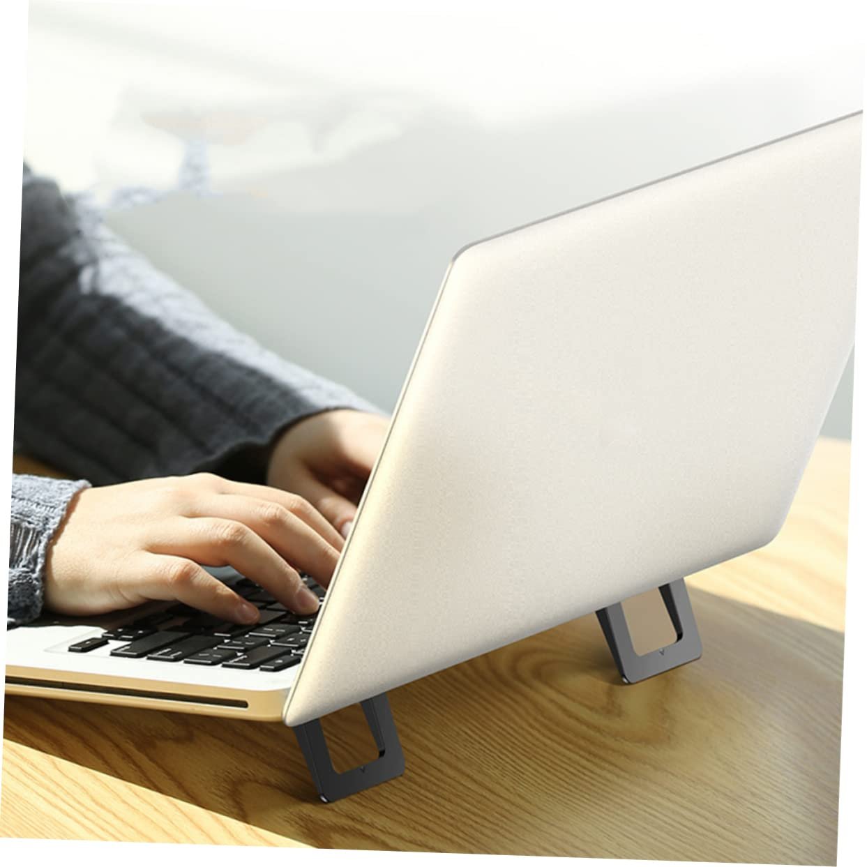 Підставка для ноутбука Міні Tofficu Складна, 2 шт., Чорний, фото №7 Підставка для ноутбука Міні Tofficu Складна, 2 шт., Чорний, фото №7