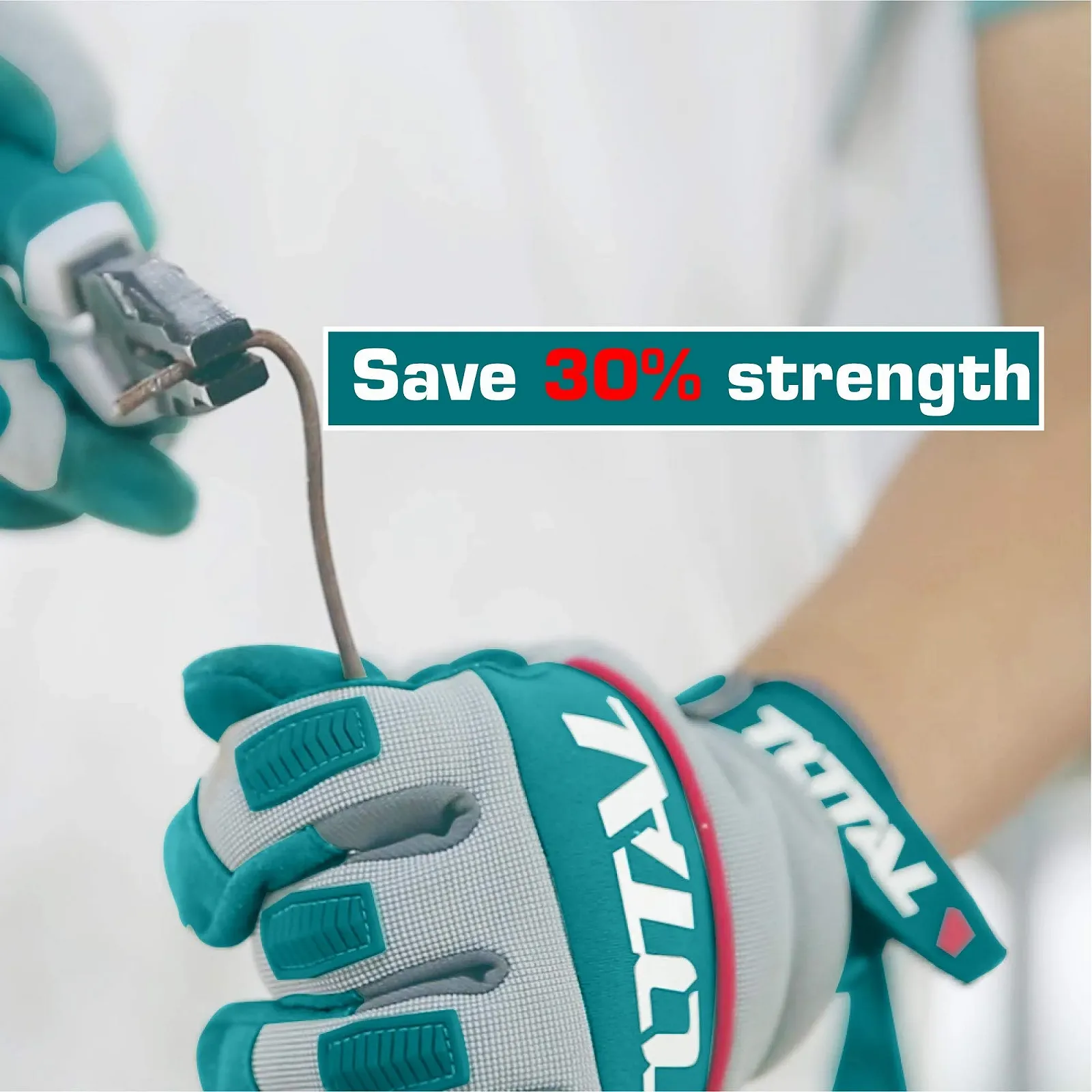 Плоскогубці універсальні посилені TOTAL, 200 мм, фото №4