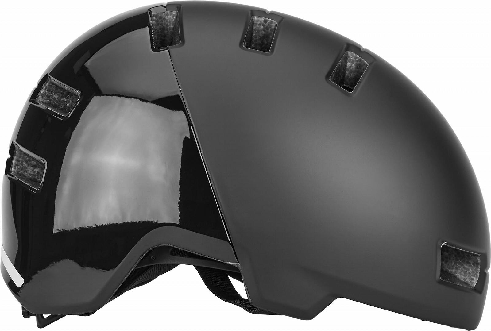 Міський Шолом ABUS Skurb ACE L, оксамитовий чорний, фото №4