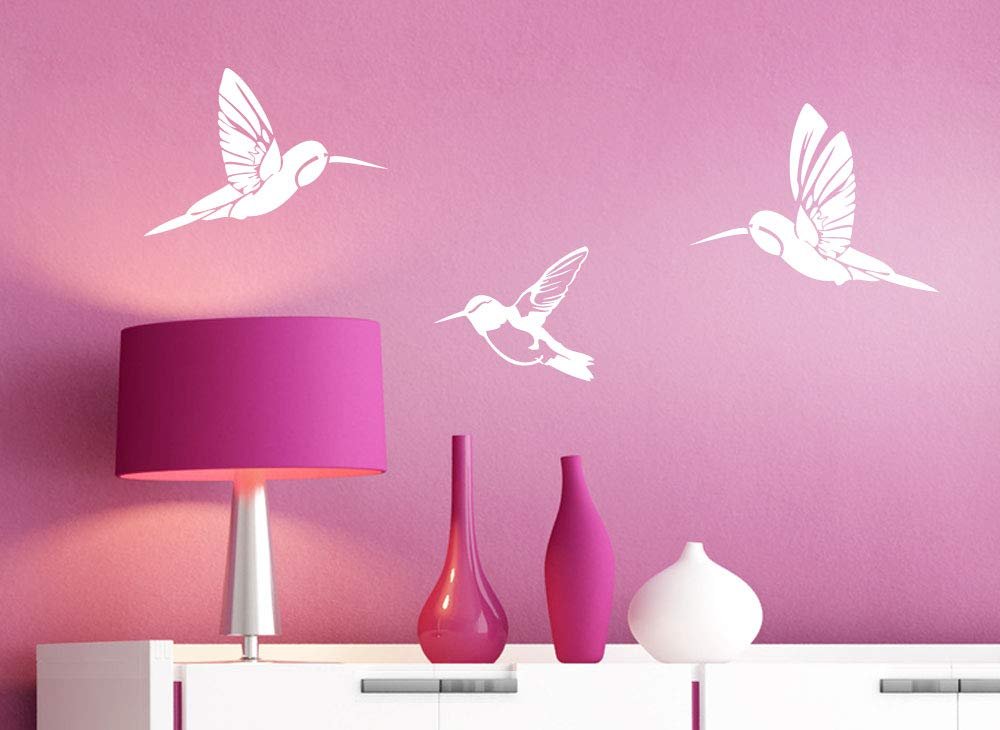 Набір наклейок на стіну Grandora Hummingbirds Колібрі W695 3 шт. Золотистий, фото №3 Набір наклейок на стіну Grandora Hummingbirds Колібрі W695 3 шт. Золотистий, фото №3