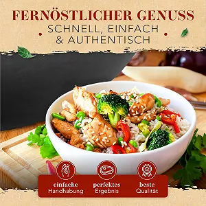 Сковорода-Wok KRUSTENZAUBER Сталь 36 см synthetic.ua - Фото 1