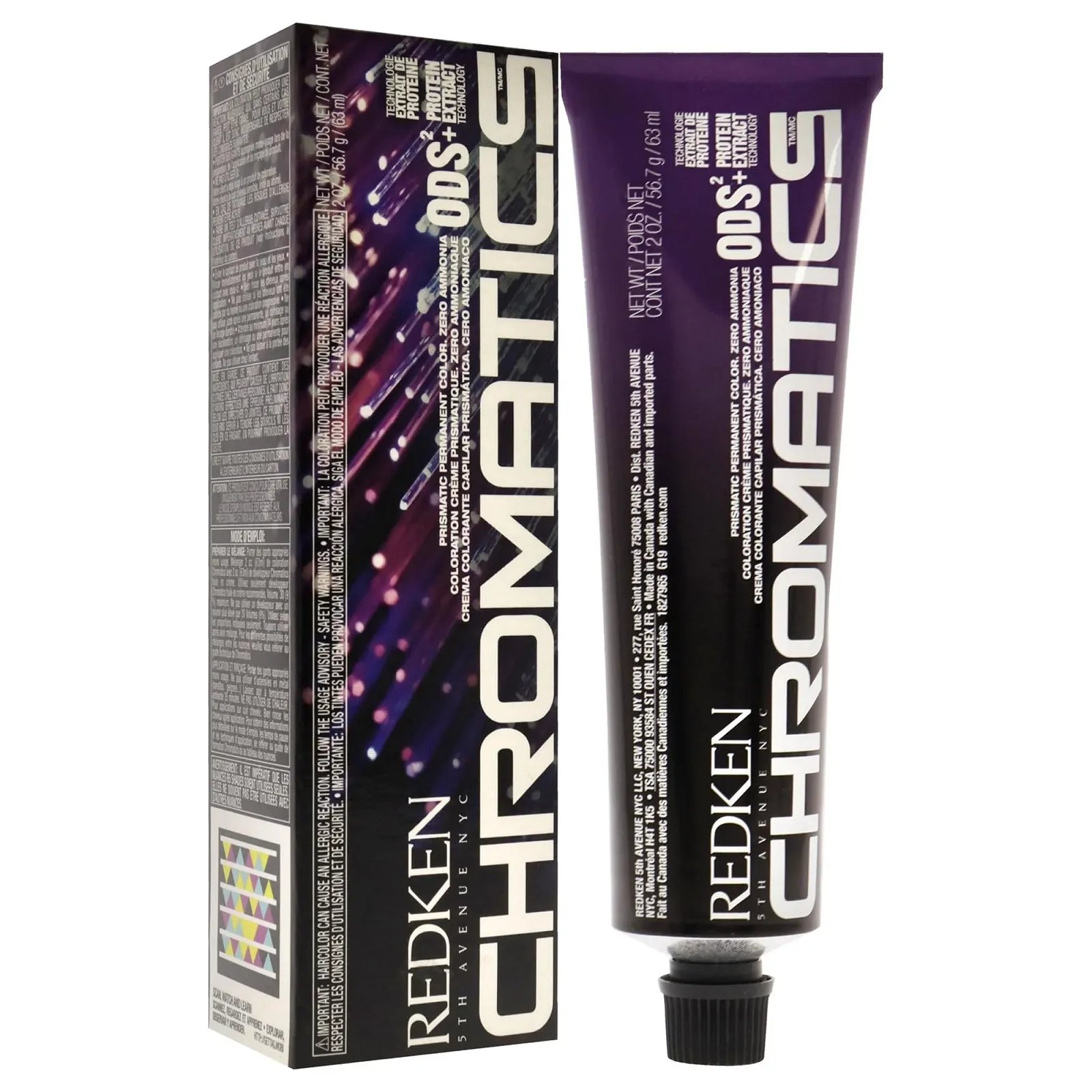 Фарба для волосся Redken Chromatics Prismatic 6.26 Фіолетово-червоний, 57 г, фото №3 Фарба для волосся Redken Chromatics Prismatic 6.26 Фіолетово-червоний, 57 г, фото №3
