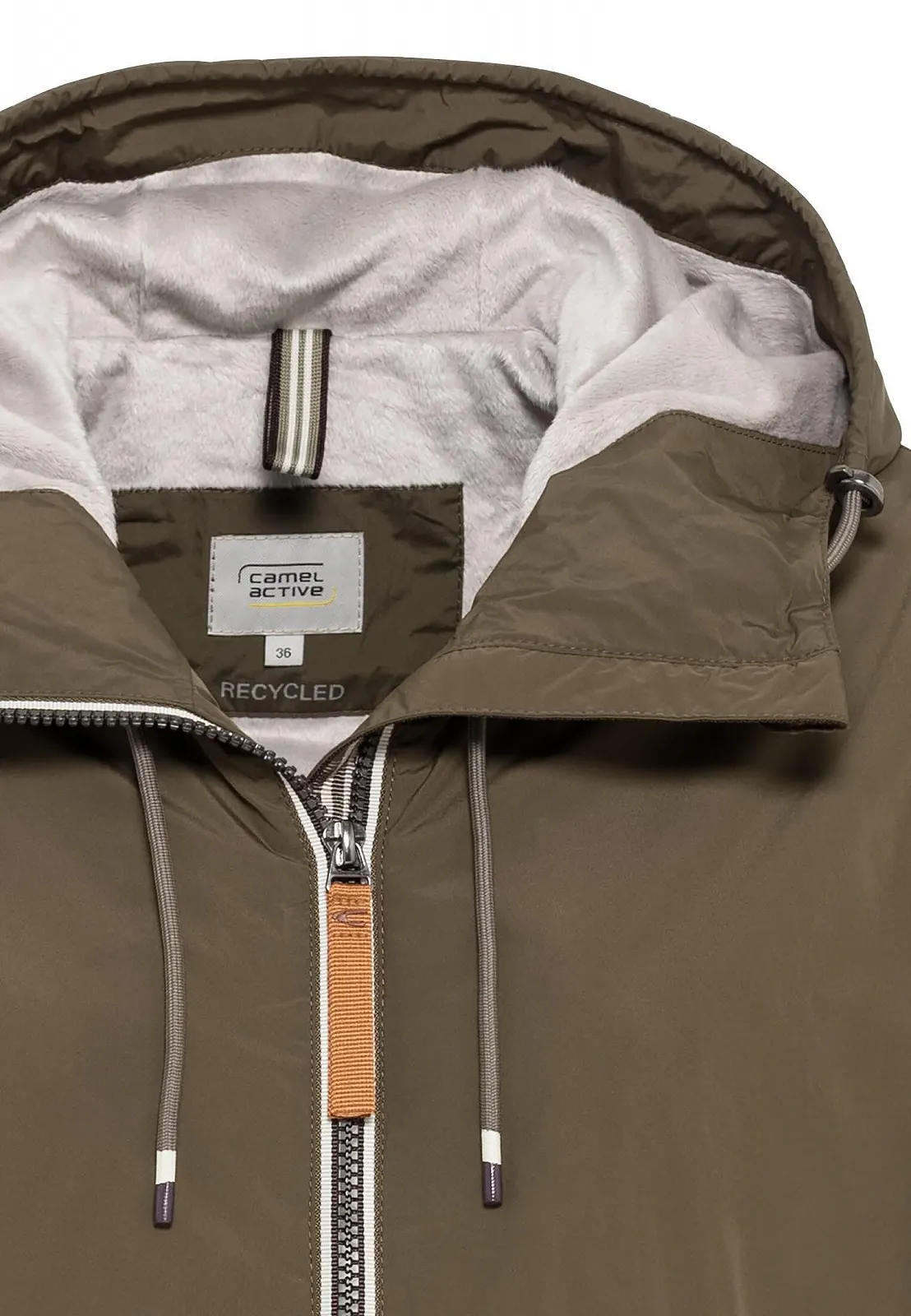 Жіноче функціональне пальто Camel Active з переробленого поліестеру, фото №8 Жіноче функціональне пальто Camel Active з переробленого поліестеру, фото №8