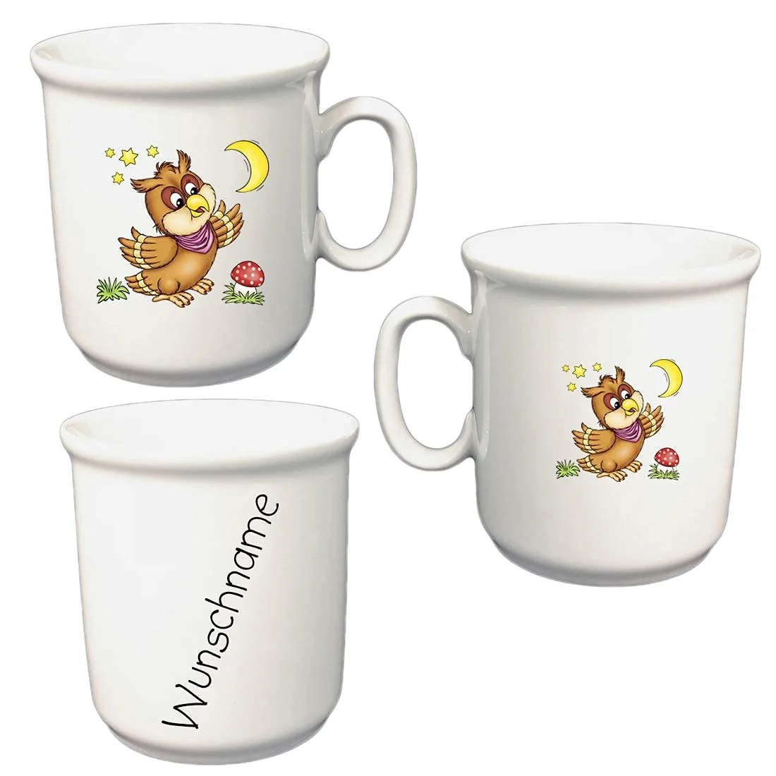 Детский Набор Посуды Персонализированный 3 предмета Фарфоровая Тарелка Кружка Миска, фото №3 Детский Набор Посуды Персонализированный 3 предмета Фарфоровая Тарелка Кружка Миска, фото №3