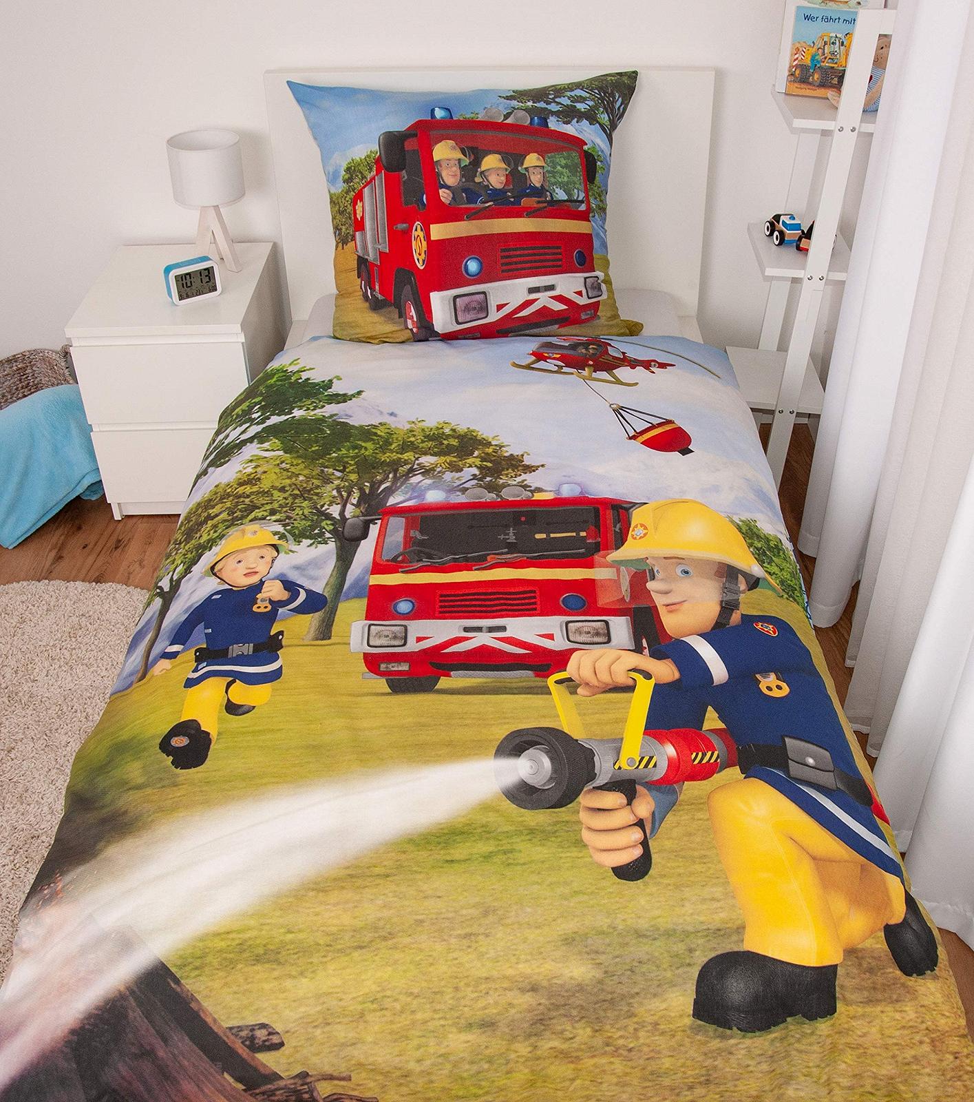 Комплект Постельного Белья Herding Fireman Sam Двусторонний рисунок Наволочка 80 x 80 см Пододеяльник 135 x 200 см Хлопок/Ренфорсе Разноцветный, фото №3