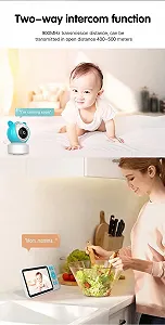 Відеоняня Blemil 5" 30 год автономної роботи Night Vision Lullabies No WiFi synthetic.ua - Фото 1