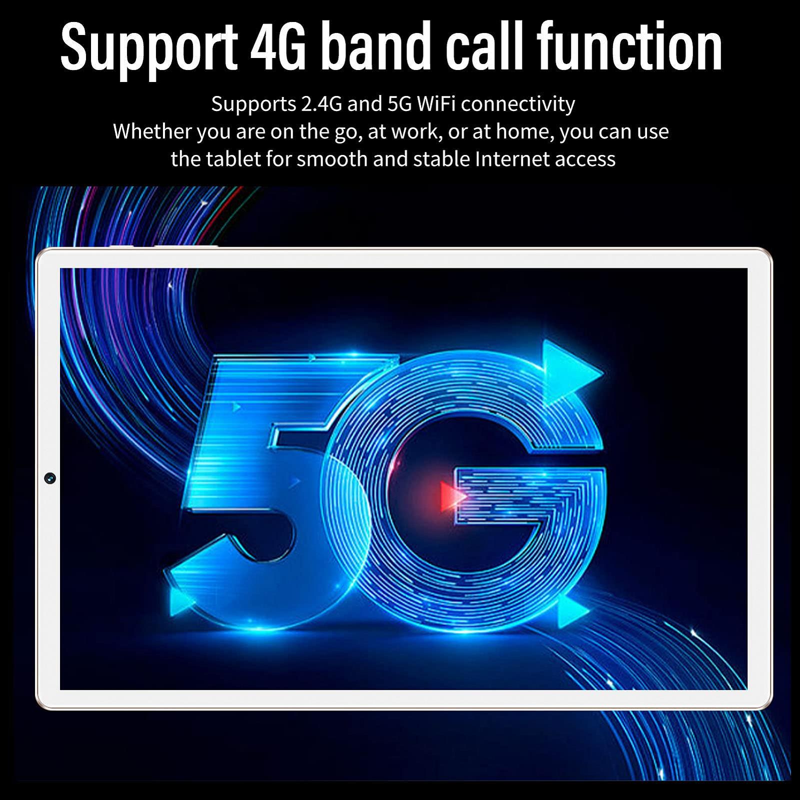 Планшет Android11 10.1 Inch 4 GB 64 GB Octa Core 1080P IPS 5G WiFi 8 MP + 16 MP 8800 mAh (Blue), фото №4