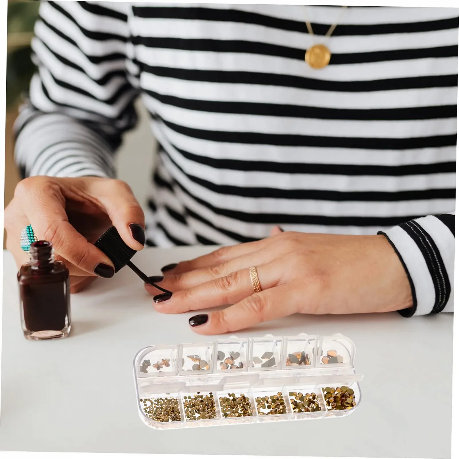 Стразы для ногтей Healeved, 12 сеток, для DIY, для ногтей, макияжа глаз, художественных проектов, головных уборов, ювелирных изделий, обуви, сумок, свадебных аксессуаров, фото №4