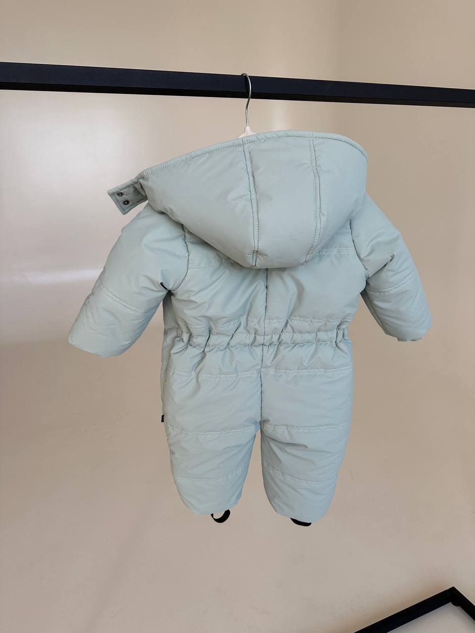 Демісезонний дитячий комбінезон 74-110 р весна/осінь Голд мята, фото №2