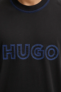 Футболка Hugo Men's Ecru  - Crew Neck L synthetic.ua - Фото 1