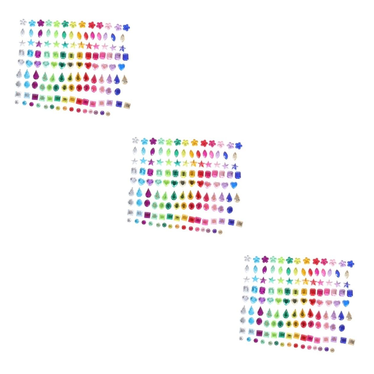 Акрилові діаманти minkissy  Різні форми Кольорові, фото №1