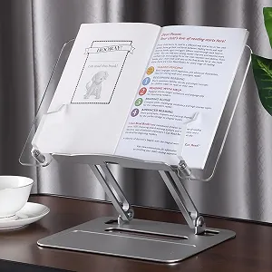 Підставка для ноутбука складана портативна алюмінієва, регульована по висоті - Фото 1