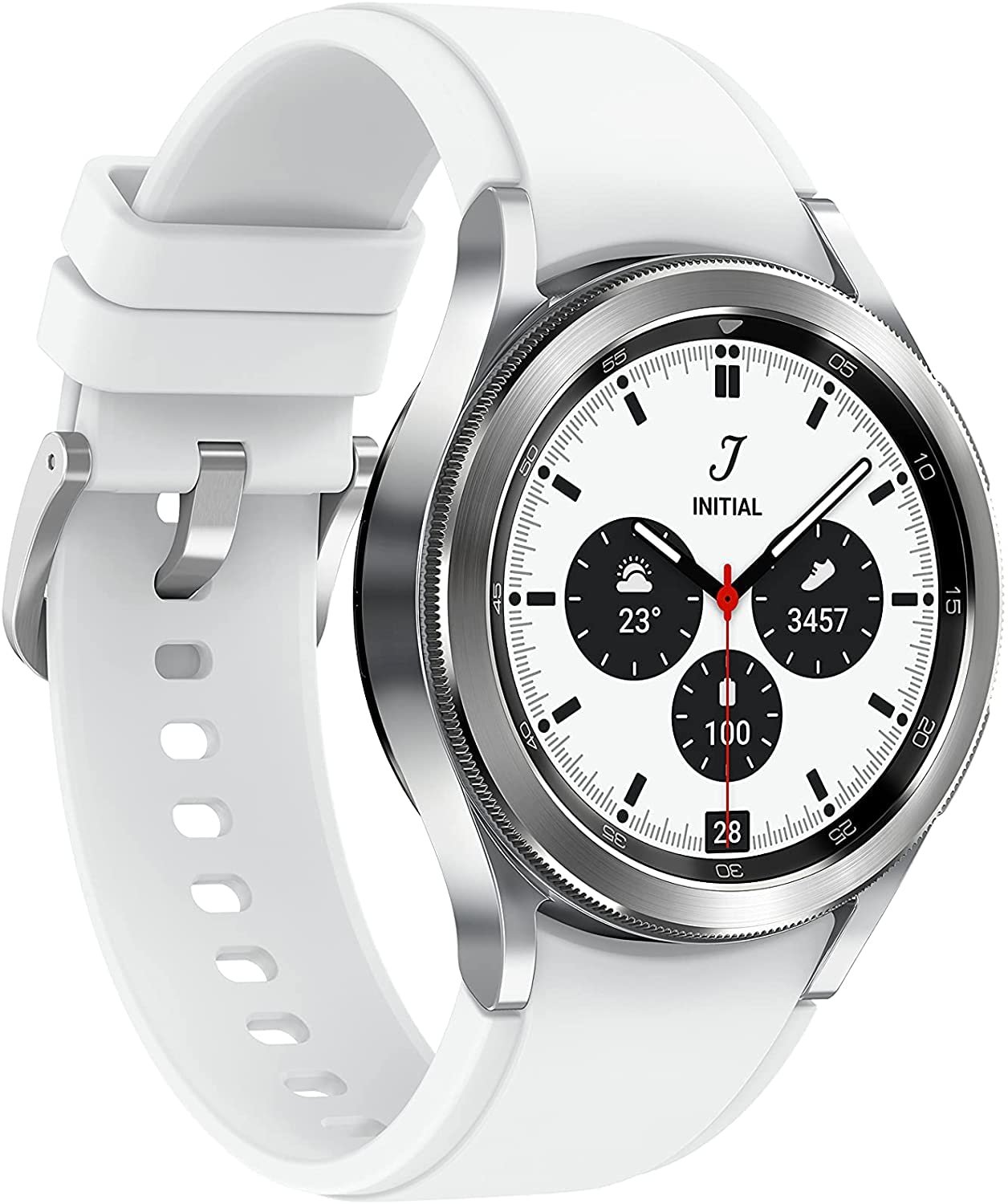 Смарт-годинник Samsung Galaxy Watch4 Classic BT 42 мм Silver, фото №3