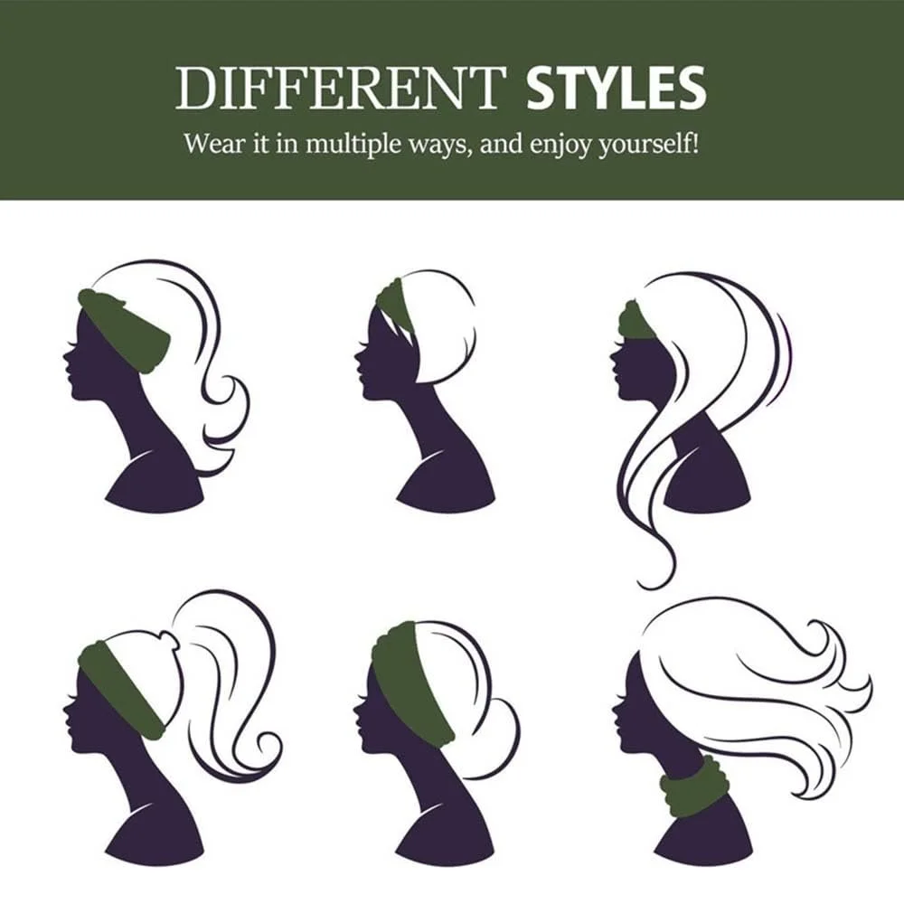 Повязка на голову Эластичная широкая, фото №7