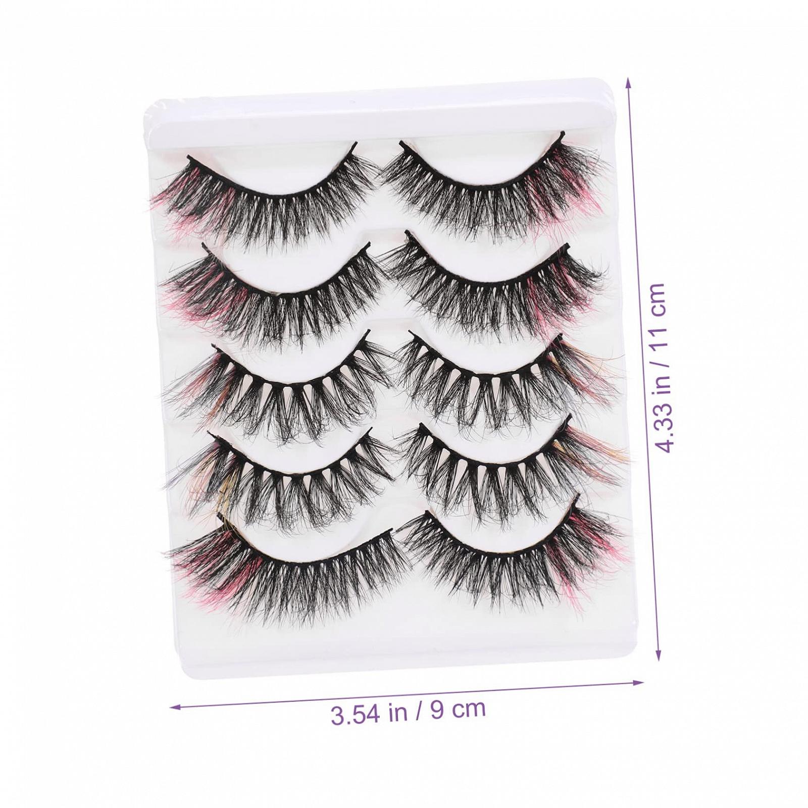 Накладні вії FRCOLOR кольорові 10 пар, фото №6