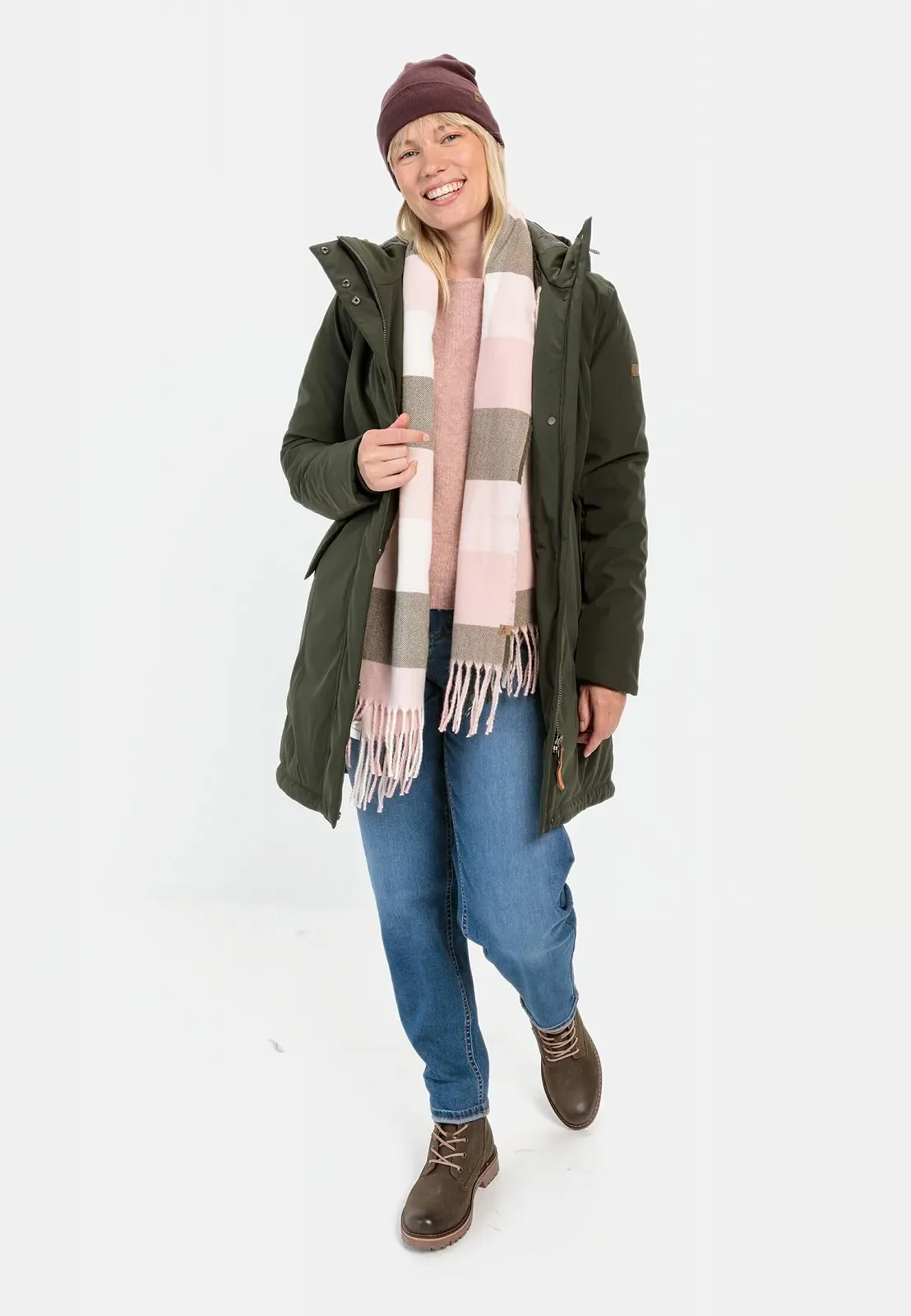 Функціональне пальто camel active Жіноче з капюшоном, фото №4 Функціональне пальто camel active Жіноче з капюшоном, фото №4