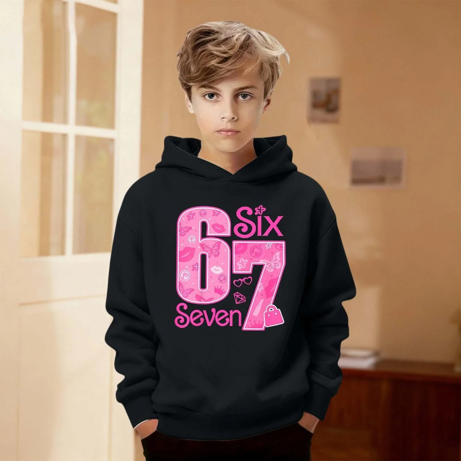 Свитшот Boys 67 Prints Мягкий свитшот 152, фото №4