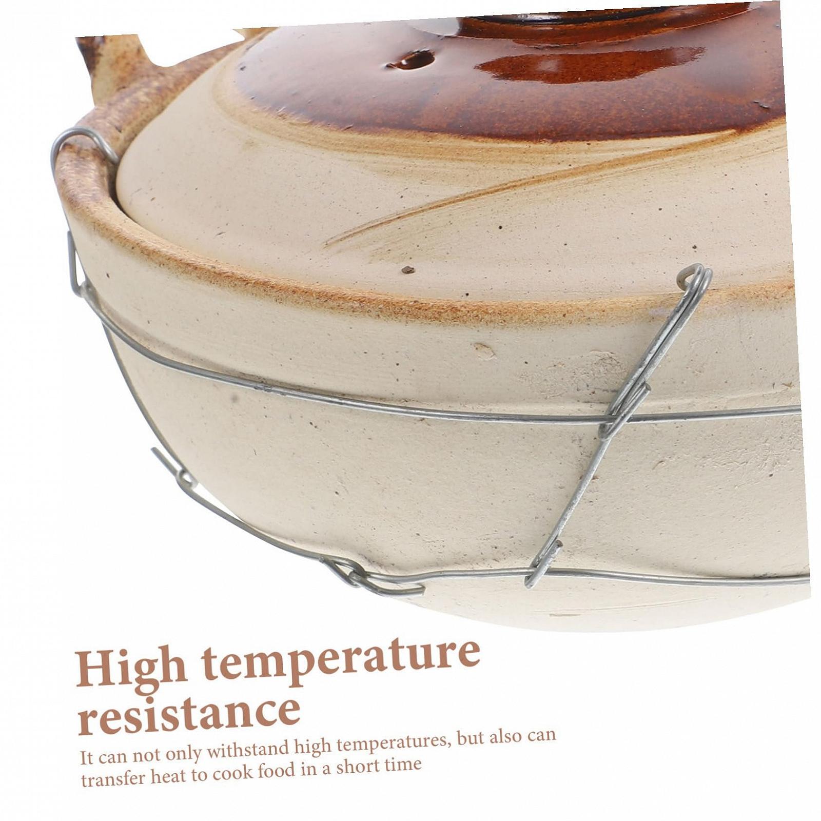 Горшок Toyvian глиняный 0,5 л с ручкой для плиты, фото №8