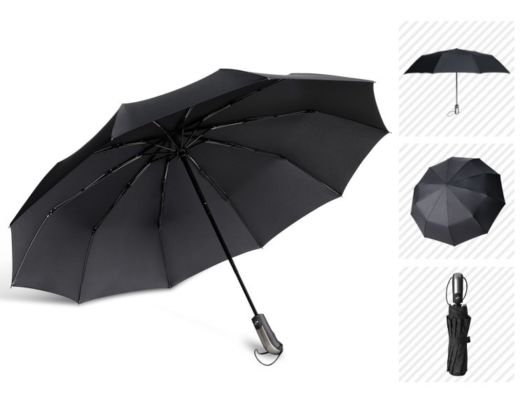 Автоматичний зонт Primo TopX DYD164 Black, фото №1