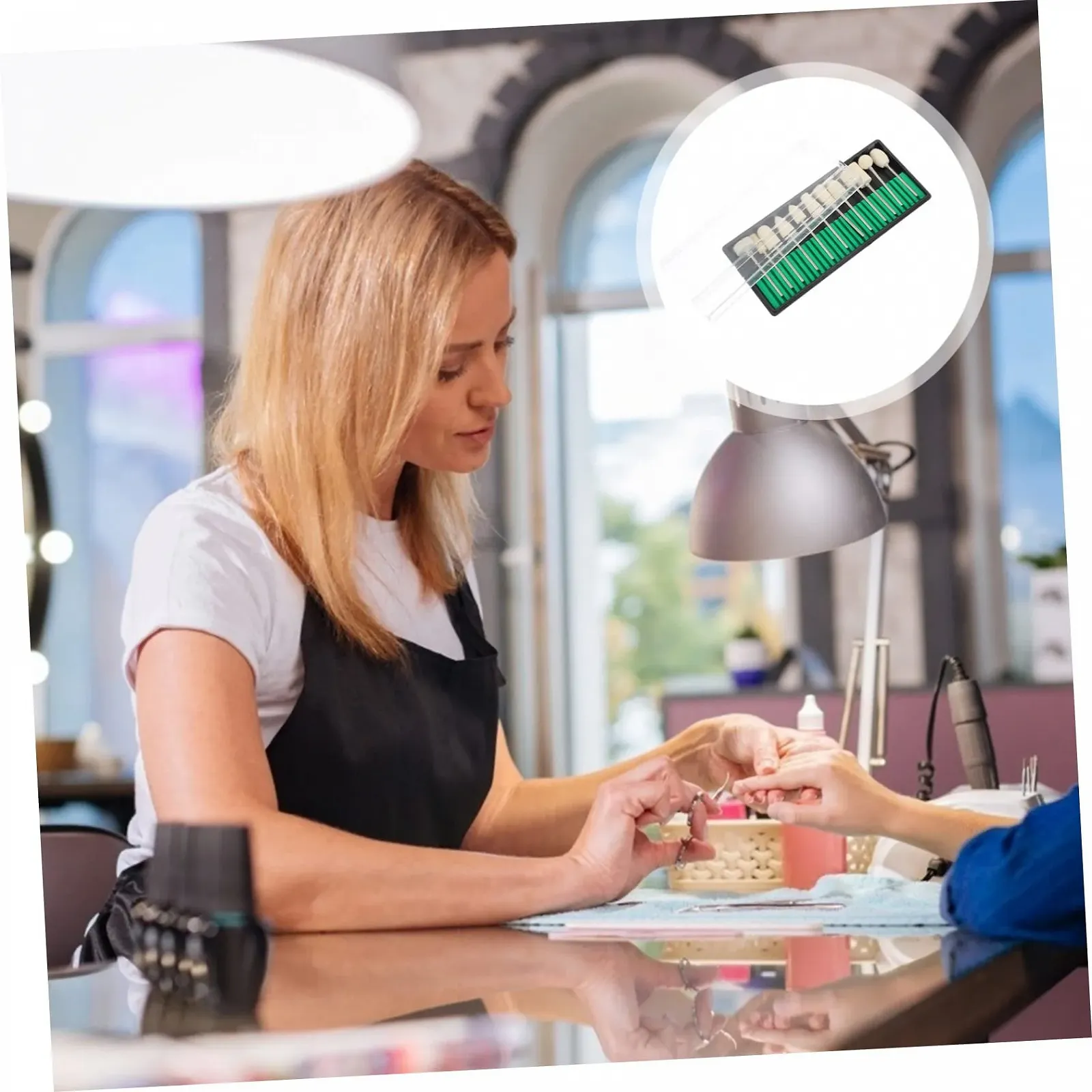 Насадки для электрического маникюрного фрезера Healvian 24 шт. для полировки ногтей, фото №4 Насадки для электрического маникюрного фрезера Healvian 24 шт. для полировки ногтей, фото №4