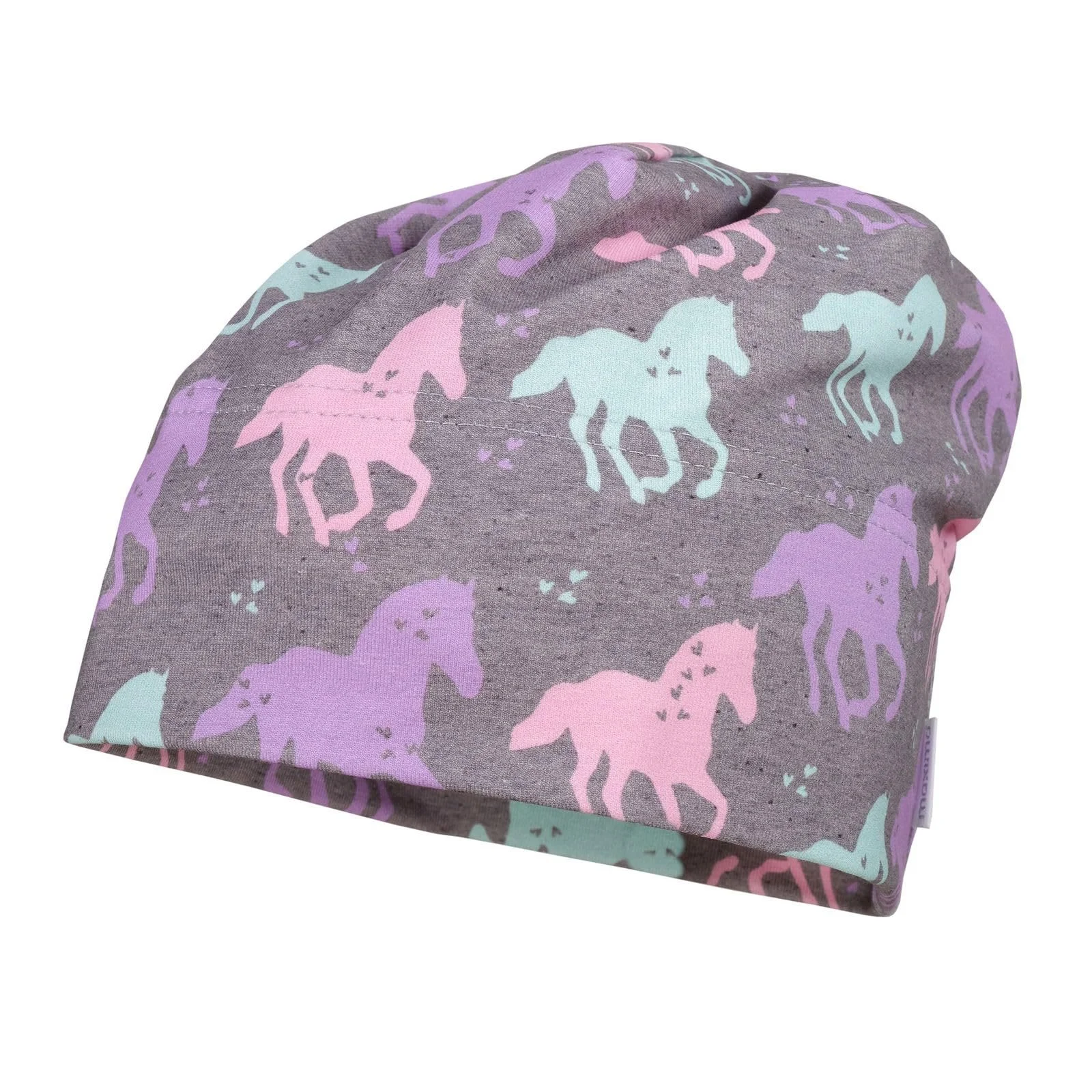 Шапка-бини Maximo Mini Трикотажная с принтом для девочек UV 50, фото №1