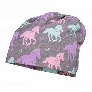 Шапка-бини Maximo Mini Трикотажная с принтом для девочек UV 50 - Фото 1