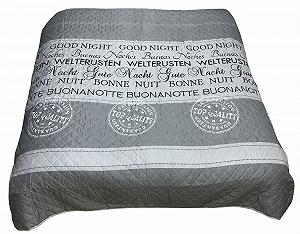 Покривало one-home 220 x 240 см Good Night Grey synthetic.ua - Фото 1