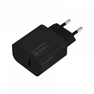 Сетевое зарядное устройство ColorWay 1USB Type-C PDx3A Black (CW-CHS026PD-BK) - Фото 1