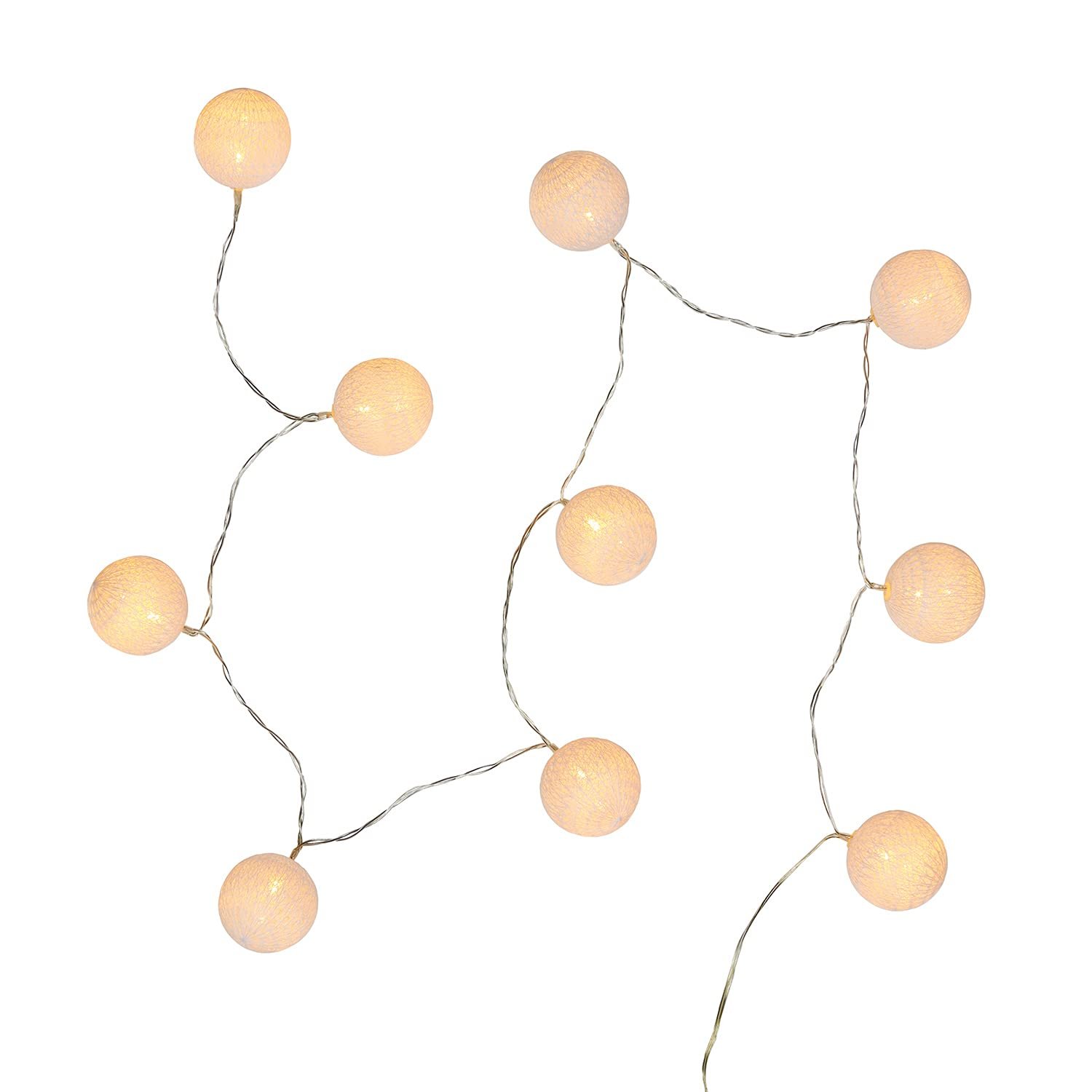 Гірлянда Lights4fun 10 LED Теплий білий, фото №6